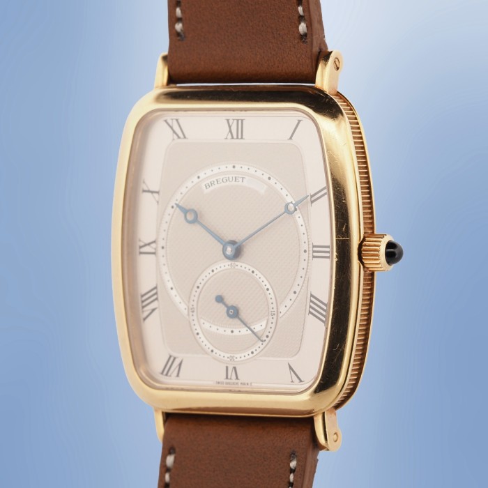 Breguet - Héritage Tonneau 18k Yellow Gold Vintage Circa 1990 Ref. 3490