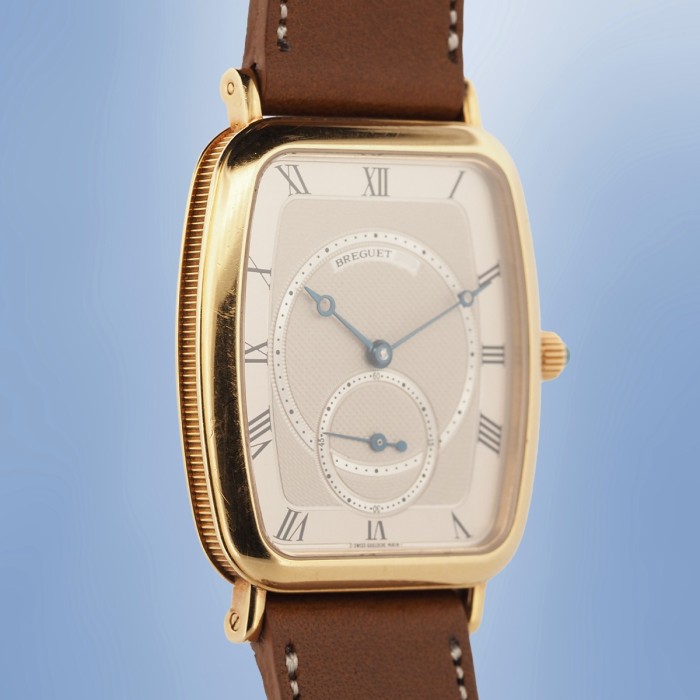 Breguet - Héritage Tonneau 18k Yellow Gold Vintage Circa 1990 Ref. 3490