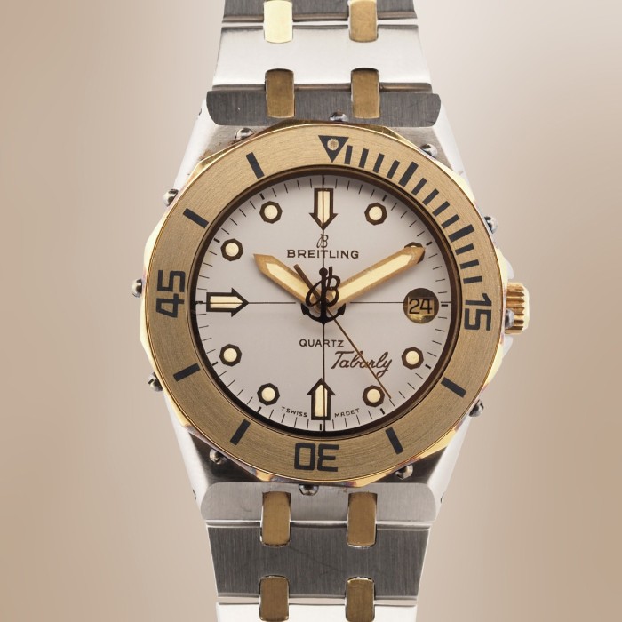 Breitling - Eric Tabarly Quartz "Royal Oak Style" Vintage Circa 1985 Ref. 80770