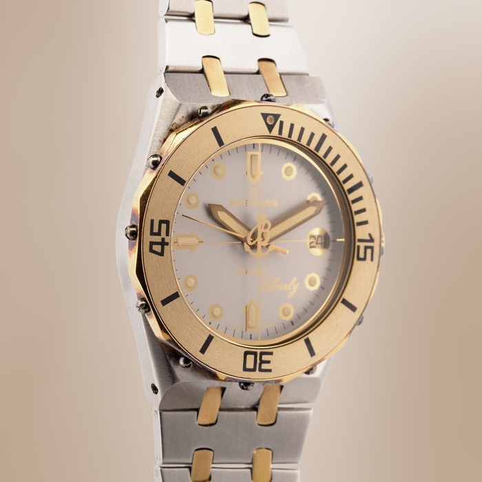Breitling - Eric Tabarly Quartz "Royal Oak Style" Vintage Circa 1985 Ref. 80770