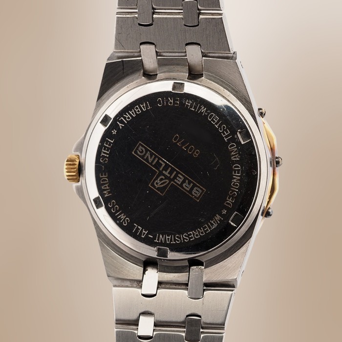 Breitling - Eric Tabarly Quartz "Royal Oak Style" Vintage Circa 1985 Ref. 80770
