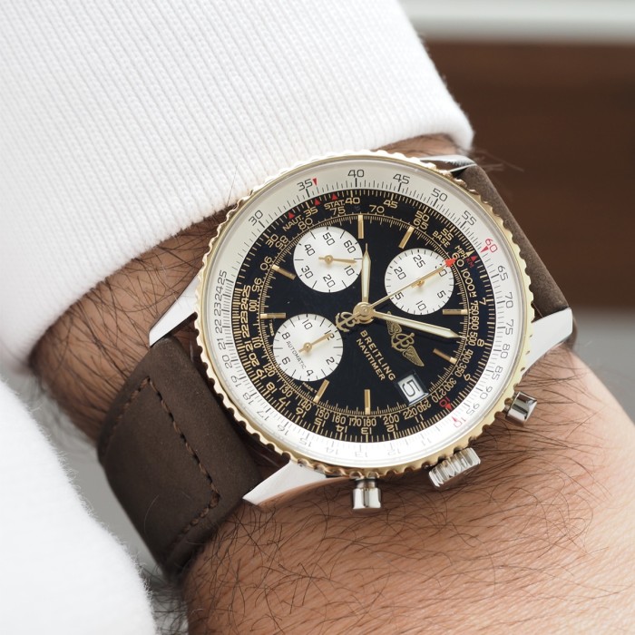 Breitling - Old Navitimer II Chronograph Automatic Serviced Circa 1995 Ref. D13022