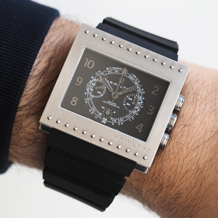 Hamilton - Khaki Code Breaker Chronograph Titanium Valjoux 7753 Ref. H796160