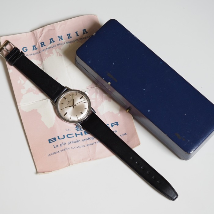 Bucherer - Vintage Full Set Original Strap Circa 1972 Ref. 4162