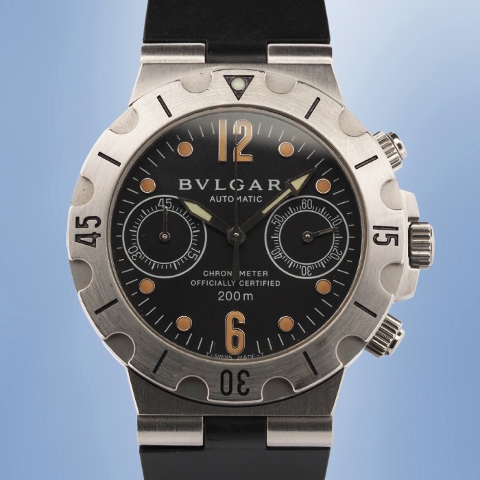 Bulgari - Scuba Diagono Chronograph Vintage Ref. SCB 38 S