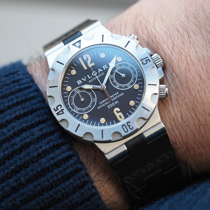Bulgari - Scuba Diagono Chronograph Vintage Ref. SCB 38 S