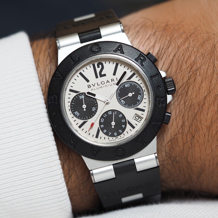 Bulgari - Diagono Chronograph Aluminium Circa 2005 Ref. AC38TA
