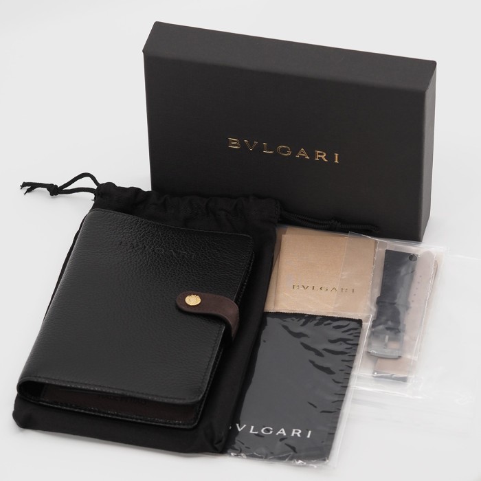 Bulgari - Solotempo Automatic Black SS PVD Full Set Ref. BB 41 S