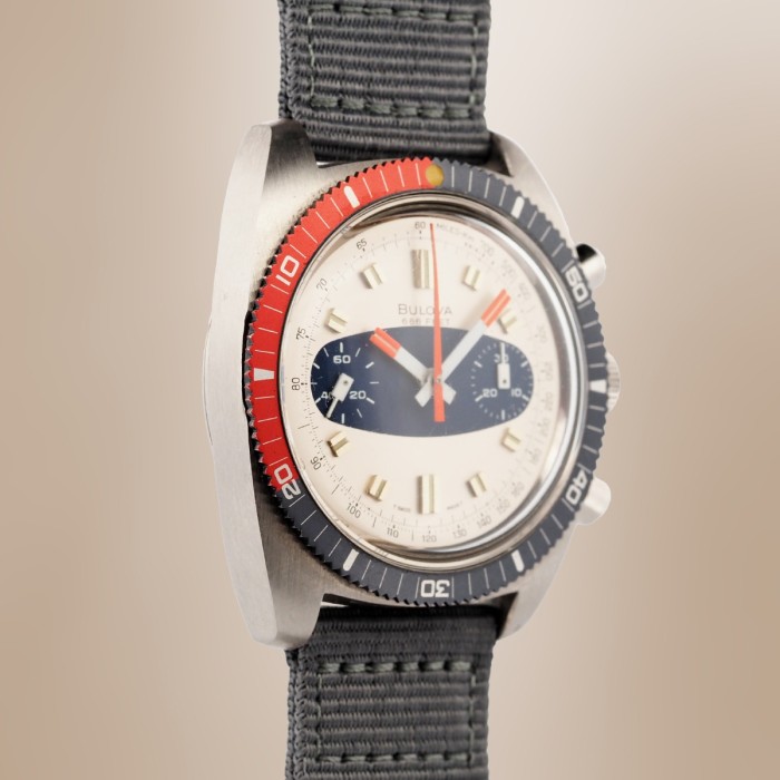 Bulova - 666 Feet Vintage Chronograph "Devil Diver" Circa 1971 Ref. 825-1