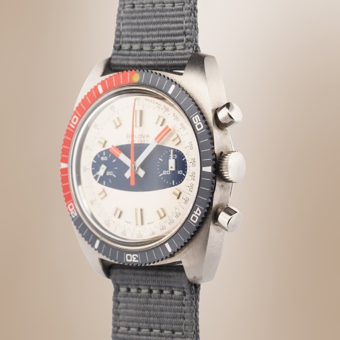Bulova - 666 Feet Vintage Chronograph "Devil Diver" Circa 1971 Ref. 825-1