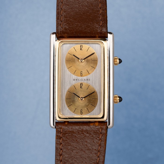 Bulgari - Vintage Dual Time Gérald Genta Réf. G.1464-7