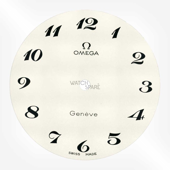 Omega - Automatic Genève white dial with Breguet numerals for Ref. 165.0041