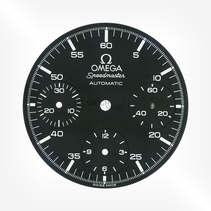 Omega - Speedmaster Reduced Black dial with set of hands for Ref. 175.0032