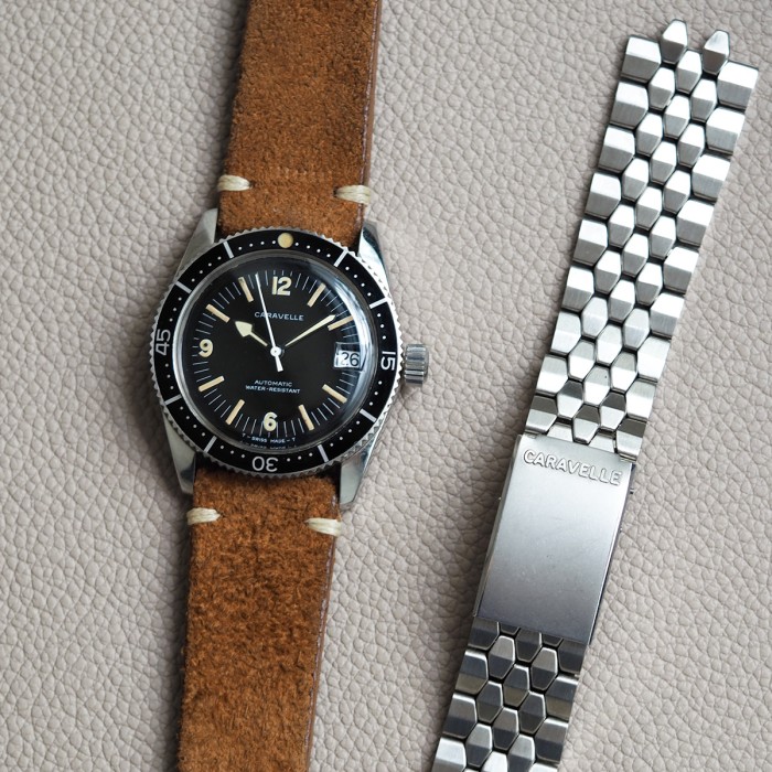 Caravelle Watch Division Bulova Watch Co - Vintage Sea Hunter Diver Ref. 665-1