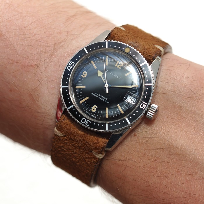 Caravelle Watch Division Bulova Watch Co - Vintage Sea Hunter Diver Ref. 665-1