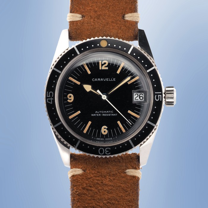Caravelle Watch Division Bulova Watch Co - Vintage Sea Hunter Diver Ref. 665-1