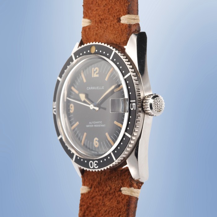 Caravelle Watch Division Bulova Watch Co - Vintage Sea Hunter Diver Ref. 665-1