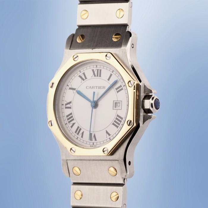 Cartier - Santos Octogonal Automatic Spider Circa 1990 Ref. 2966