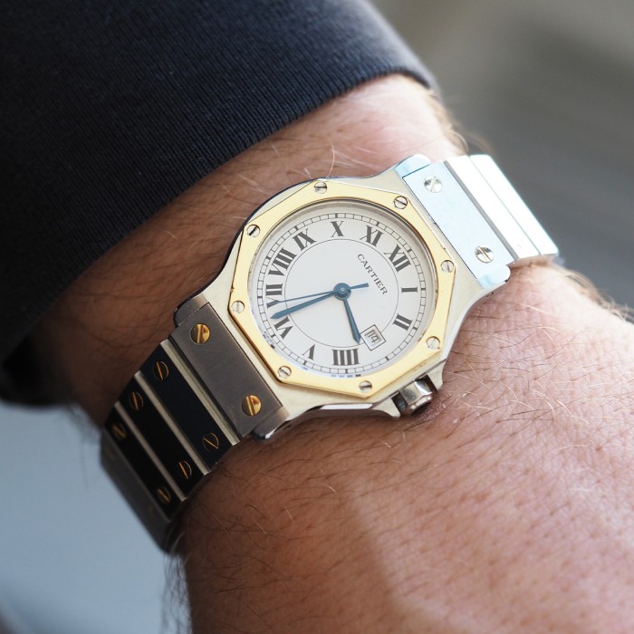 Cartier - Santos Octogonal Automatic Spider Circa 1990 Ref. 2966