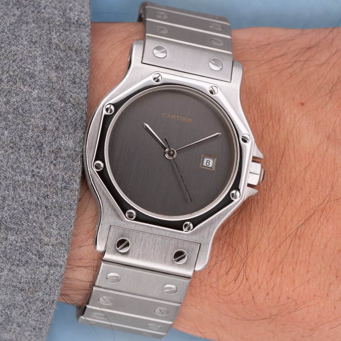 Cartier - Santos Octogonale Ref. 2965 "Gunmetal" dial