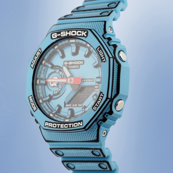GShock - Manga Limited Edition "CasiOak" Blue GA-2100MNG Full Set Ref. 5611 