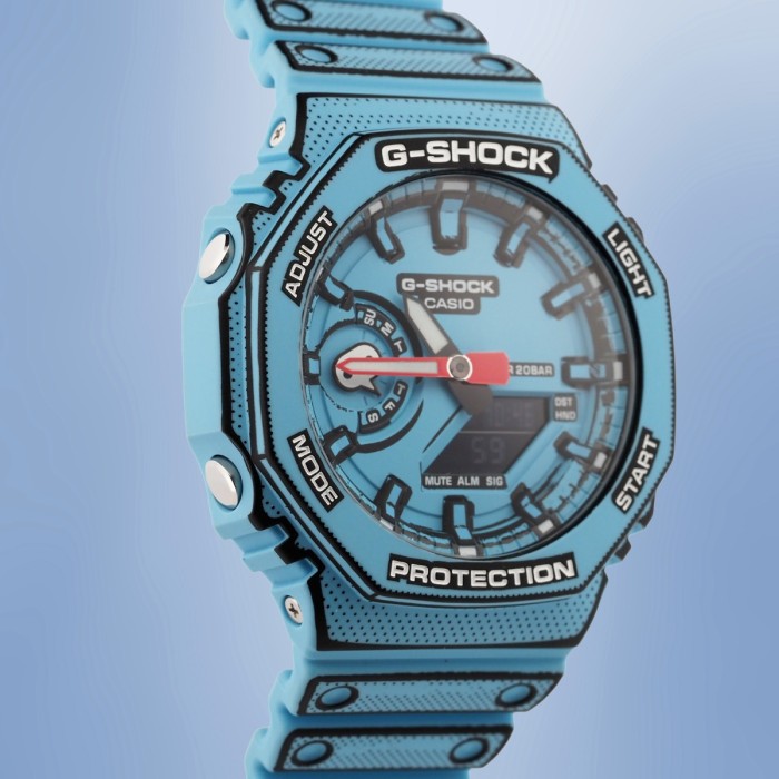 GShock - Manga Limited Edition "CasiOak" Blue GA-2100MNG Full Set Ref. 5611 