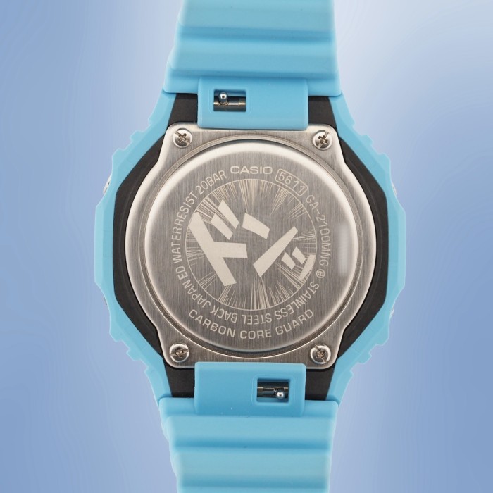 GShock - Manga Limited Edition "CasiOak" Blue GA-2100MNG Full Set Ref. 5611 