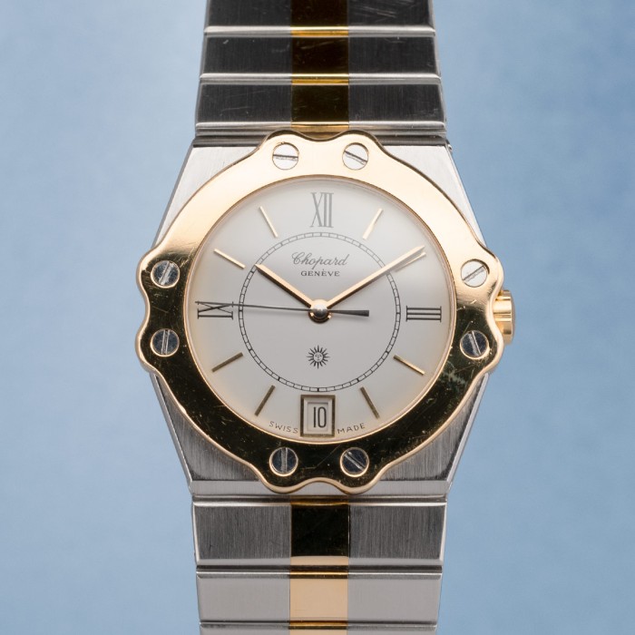 Chopard - St-Moritz Ref. 8023 Steel and 18k yellow gold with original box