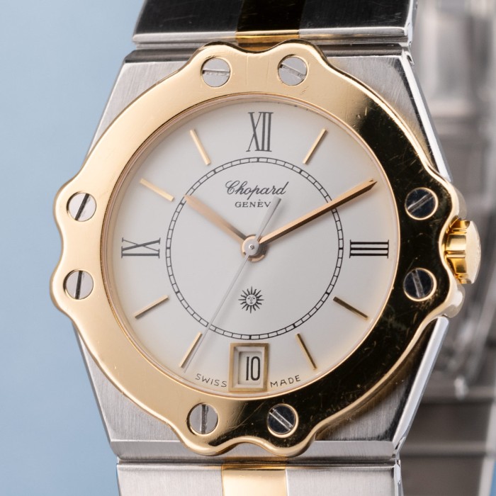 Chopard - St-Moritz Ref. 8023 Steel and 18k yellow gold with original box