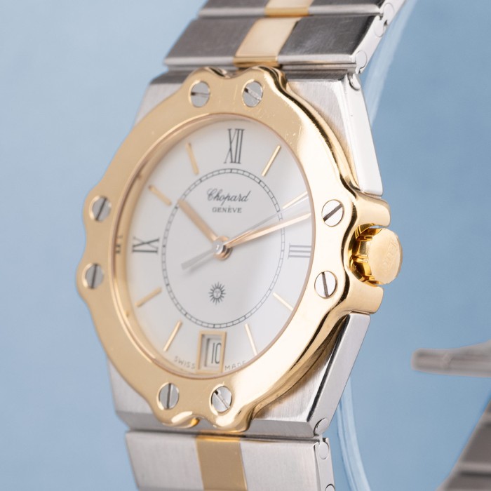 Chopard - St-Moritz Ref. 8023 Steel and 18k yellow gold with original box