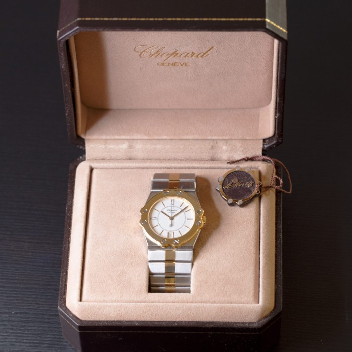 Chopard - St-Moritz Ref. 8023 Steel and 18k yellow gold with original box