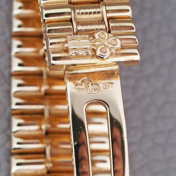 Corum - Unique "His & Hers" set with 18k Yellow Gold Necklace