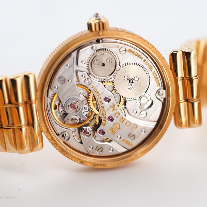 Corum - Unique "His & Hers" set with 18k Yellow Gold Necklace