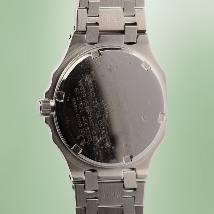 Credor - Seiko "Nautellipse & Royal Oak Style" Twinquartz High Accuracy Quartz Circa 1990 Ref. 9661-5000