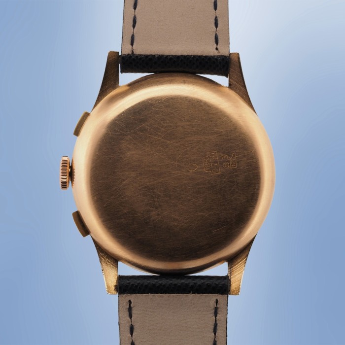 Chronographe Suisse - Vintage Jumbo Chronograph 18k Rose Gold