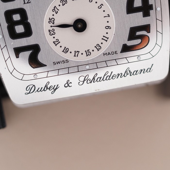 Dubey & Schaldenbrand - Aerodyn Duo Carre Cambre Dimplomatic Classic GMT Circa 2002 Ref. ADUO/ST/SIG/LD