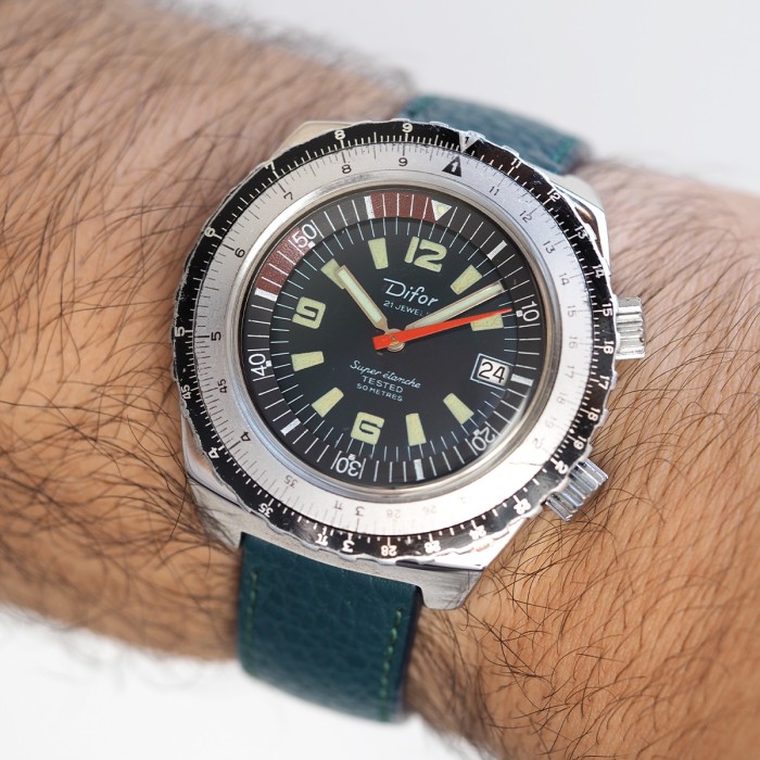 Difor - Vintage Super Étanche Diver Circa 1970