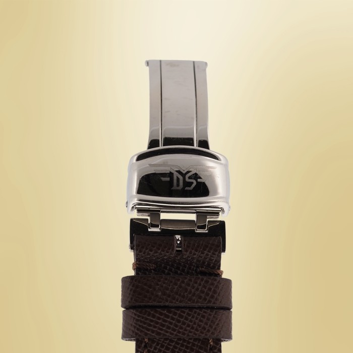 Dubey & Schaldenbrand - Aerodyn Duo Carre Cambre Dimplomatic Classic GMT Circa 2002 Ref. ADUO/ST/SIG/LD