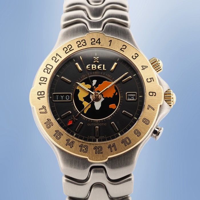 Ebel - Sportwave Meridian GMT WorldTimer Circa 2000 Ref. E6122641