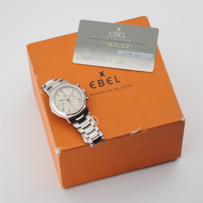 Ebel - 1911 El Primero Chronograph Circa 1993 Cal. 134 Full Set Ref. 9134901