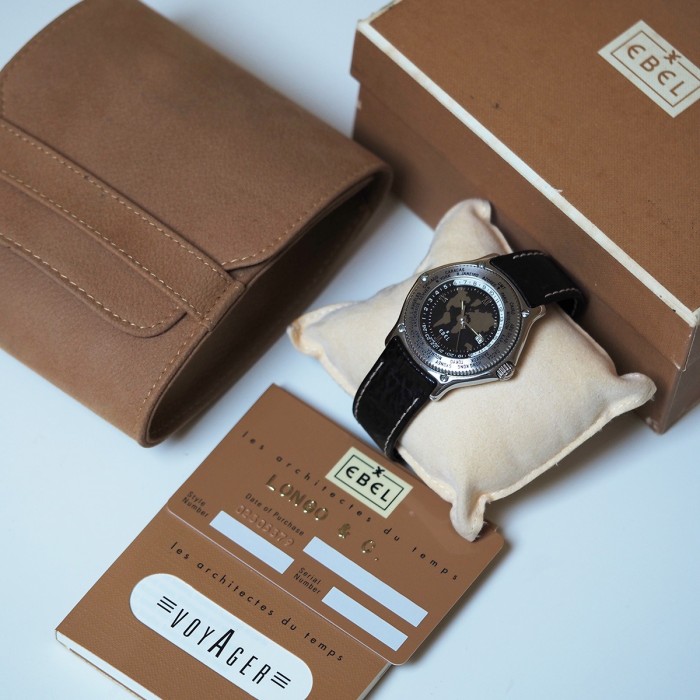 Ebel - Voyager World Time Automatic with box and papers Ref. 9124913