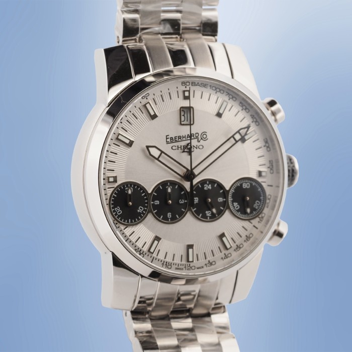 Eberhard - Chrono 4 "21-42" Automatic Chronograph 4 Counters Circa 2025 Full Set Ref. 31073.12 CA99