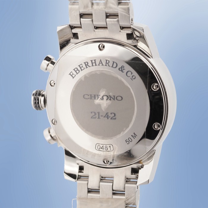 Eberhard - Chrono 4 "21-42" Automatic Chronograph 4 Counters Circa 2025 Full Set Ref. 31073.12 CA99