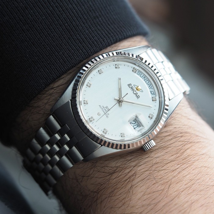 Enicar - Ocean Pearl Day-Date Automatic Circa 1970 Ref. 2169.51.30
