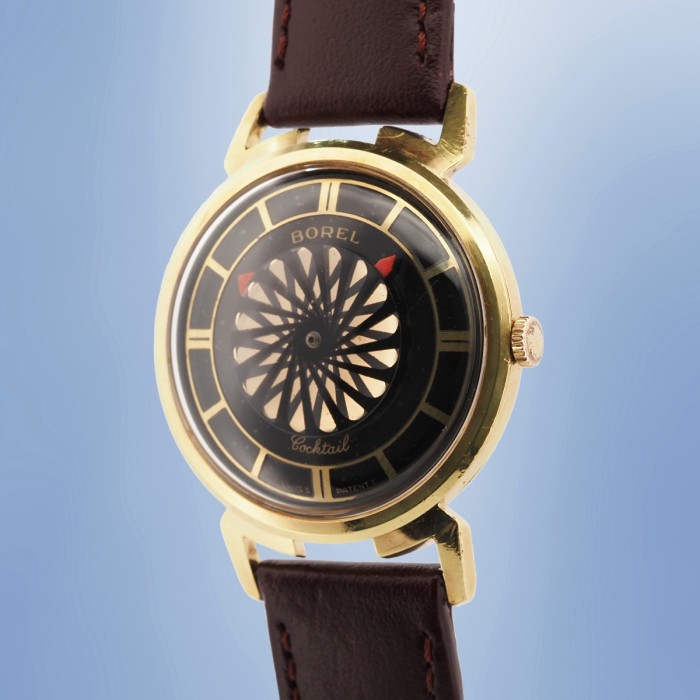 Ernest Borel - Cocktail Mystery Kaleidoscope Dial Vintage Circa 1960