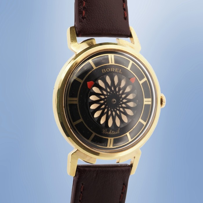 Ernest Borel - Cocktail Mystery Kaleidoscope Dial Vintage Circa 1960
