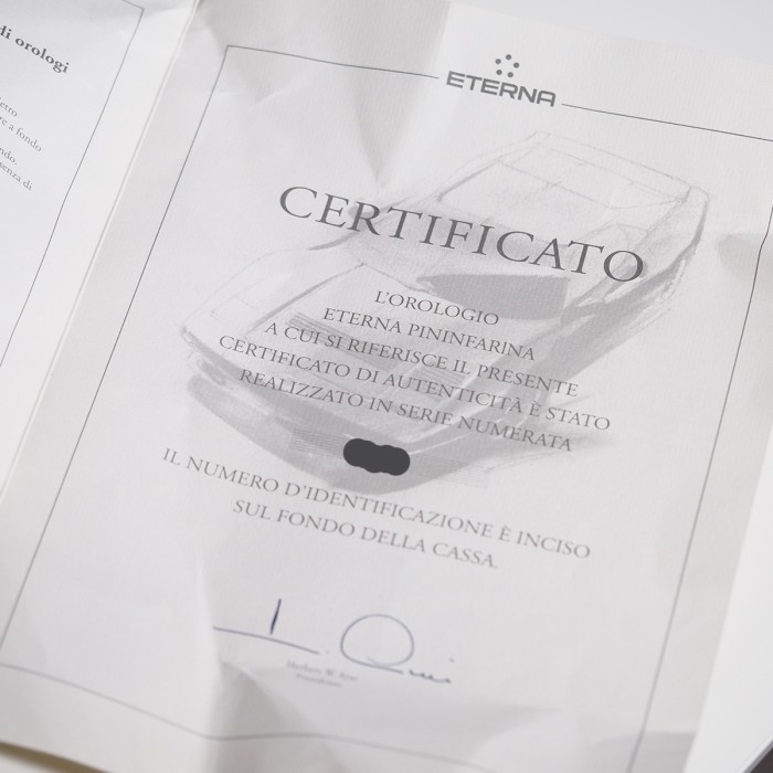 Eterna - N.O.S. Pininfarina Automatic Limited Edition Full Set Ref. 1504.41