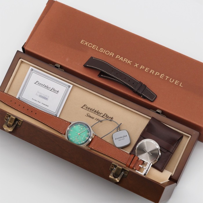 Excelsior Park - x Perpétuel 52nd UAE National Day Limited Edition Green Chronograph Circa 2023 Ref. 52nd UAE