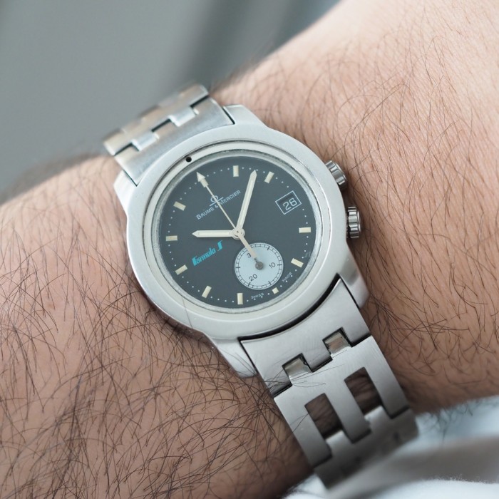 Baume & Mercier - Formula S Monopusher Chronograph Circa 1990 Ref. MV 04 F 007