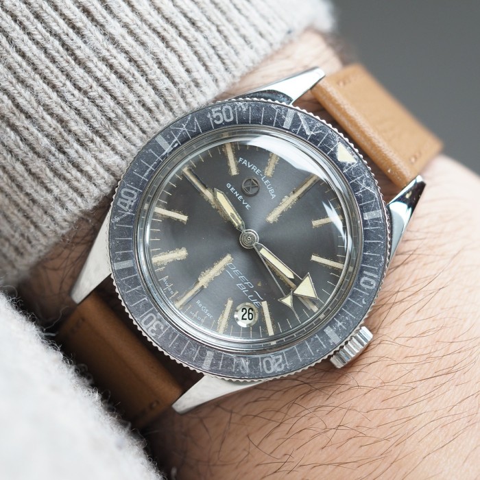 Favre Leuba - Deep Blue Vintage Radium Rare Ref. 59603